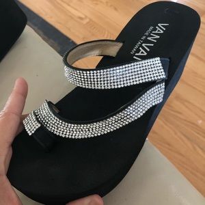 Swarovski crystal sandals